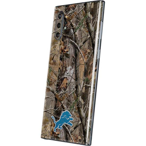 NFL Detroit Lions Realtree AP Camo Galaxy Note 10 Plus Skin