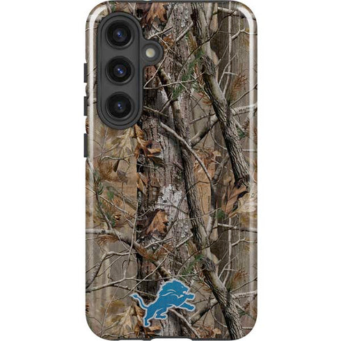 NFL Detroit Lions Realtree AP Camo Galaxy S25 Impact Case