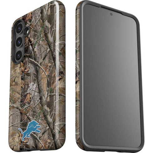 NFL Detroit Lions Realtree AP Camo Galaxy S25 Impact Case