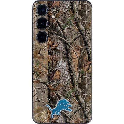 NFL Detroit Lions Realtree AP Camo Galaxy S25 Plus Skin