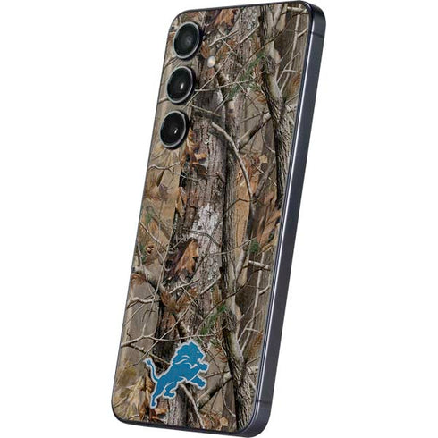 NFL Detroit Lions Realtree AP Camo Galaxy S24 Skin