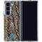 NFL Detroit Lions Realtree AP Camo Galaxy Z Fold5 5G Clear Case