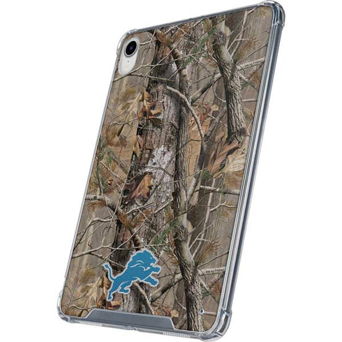 NFL Detroit Lions Realtree AP Camo iPad 11th Gen (2025) Clear Case