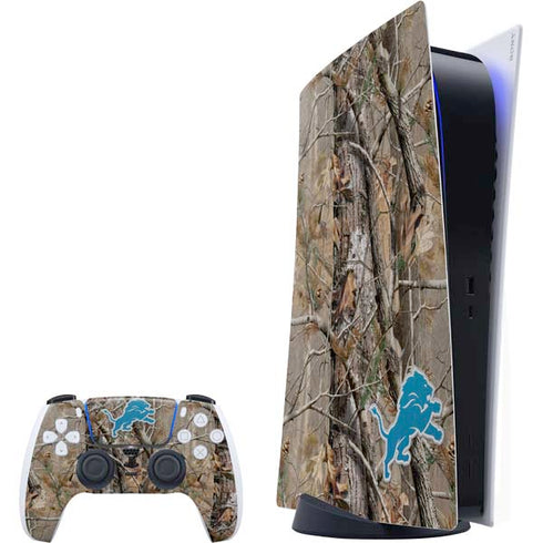 NFL Detroit Lions Realtree AP Camo PlayStation PS5 Skins