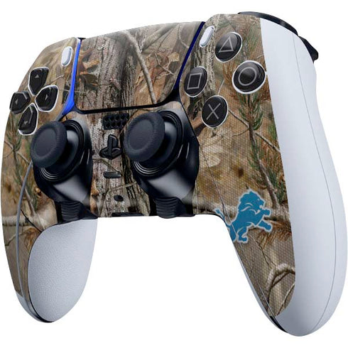 NFL Detroit Lions Realtree AP Camo PS5 DualSense Edge Pro Controller Skin