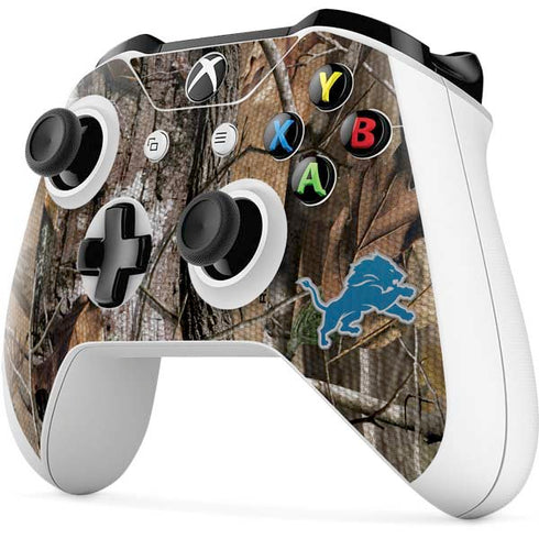 NFL Detroit Lions Realtree AP Camo Xbox One S All-Digital Edition Bundle Skin
