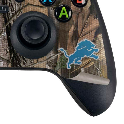 NFL Detroit Lions Realtree AP Camo Xbox Series X Bundle Skin