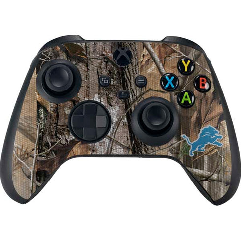 NFL Detroit Lions Realtree AP Camo Xbox Series X Skins