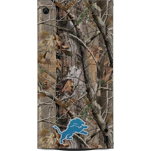 NFL Detroit Lions Realtree AP Camo XBox Series X Digital Edition Console Skin