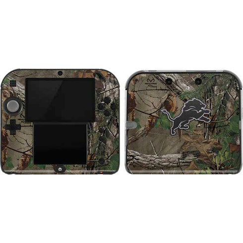 NFL Detroit Lions Realtree Xtra Green Camo Nintendo Skins