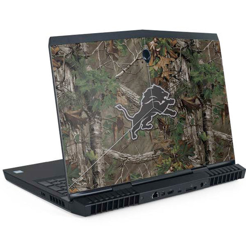 NFL Detroit Lions Realtree Xtra Green Camo Dell Alienware Skin