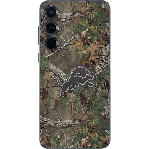 NFL Detroit Lions Realtree Xtra Green Camo Galaxy A36 5G Skin