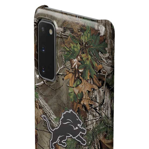 NFL Detroit Lions Realtree Xtra Green Camo Galaxy S20 Lite Case