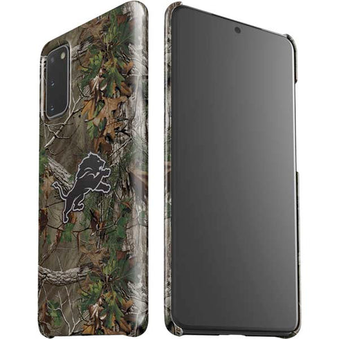 NFL Detroit Lions Realtree Xtra Green Camo Galaxy S20 Lite Case