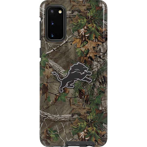 NFL Detroit Lions Realtree Xtra Green Camo Galaxy S20 Pro Case