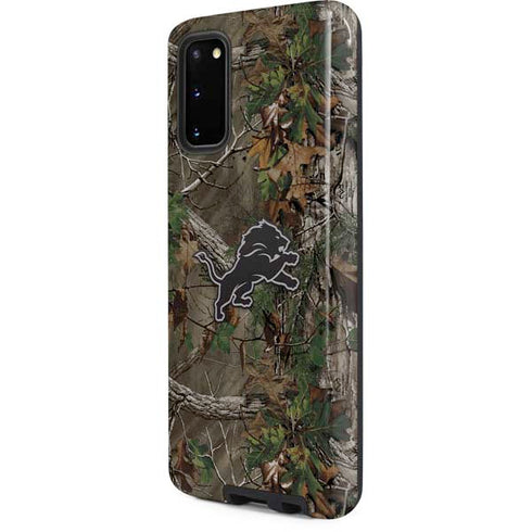 NFL Detroit Lions Realtree Xtra Green Camo Galaxy S20 Pro Case