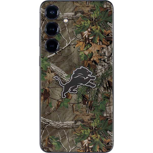 NFL Detroit Lions Realtree Xtra Green Camo Galaxy S25 Plus Skin