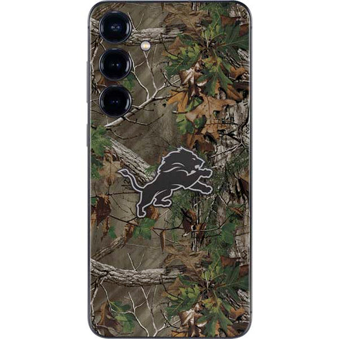 NFL Detroit Lions Realtree Xtra Green Camo Galaxy S24 Skin
