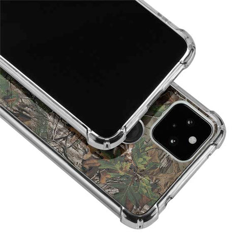NFL Detroit Lions Realtree Xtra Green Camo Google Pixel 5 Clear Case