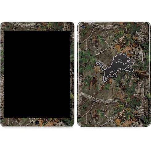 NFL Detroit Lions Realtree Xtra Green Camo iPad Skins