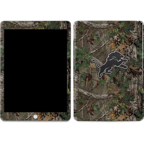 NFL Detroit Lions Realtree Xtra Green Camo Apple iPad Skin