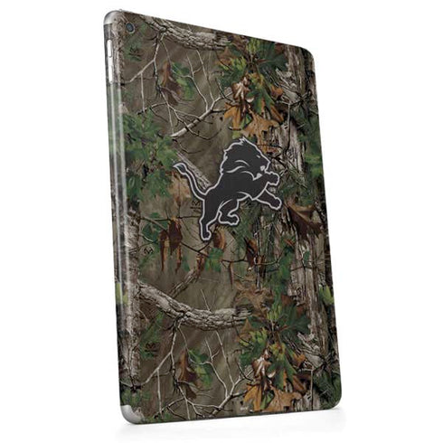 NFL Detroit Lions Realtree Xtra Green Camo Apple iPad Skin