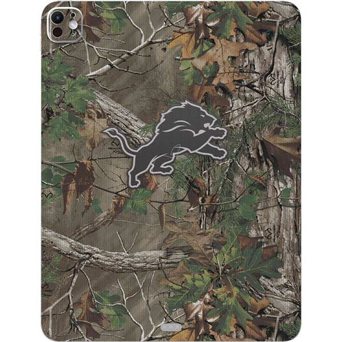 NFL Detroit Lions Realtree Xtra Green Camo iPad Pro 13in M4 (2024) Skin