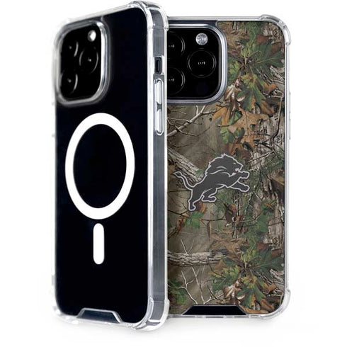 NFL Detroit Lions Realtree Xtra Green Camo iPhone Cases