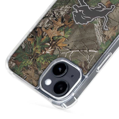 NFL Detroit Lions Realtree Xtra Green Camo iPhone 14 MagSafe Case