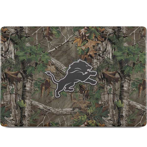 NFL Detroit Lions Realtree Xtra Green Camo MacBook Skins