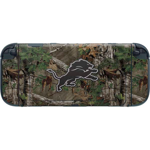 NFL Detroit Lions Realtree Xtra Green Camo Nintendo Switch 2 (2025) with Joy-Con Skin