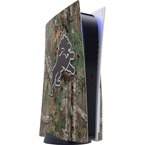 NFL Detroit Lions Realtree Xtra Green Camo PlayStation PS5 Skins
