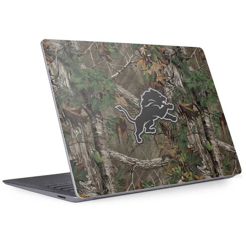 NFL Detroit Lions Realtree Xtra Green Camo Surface Laptop 3 13.5in Skin