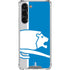 NFL Detroit Lions Retro Logo Galaxy S24 FE Clear Case