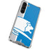 NFL Detroit Lions Retro Logo Galaxy S24 FE Clear Case