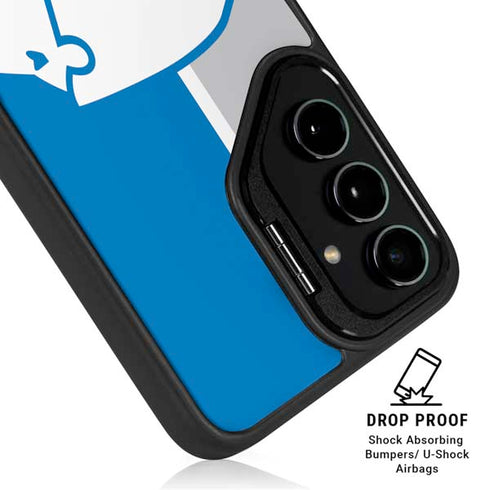NFL Detroit Lions Retro Logo Galaxy S25 Kickstand Case