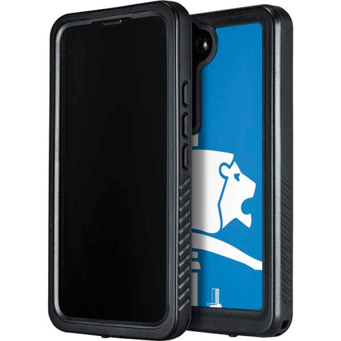 NFL Detroit Lions Retro Logo Galaxy S24 Plus Waterproof Case
