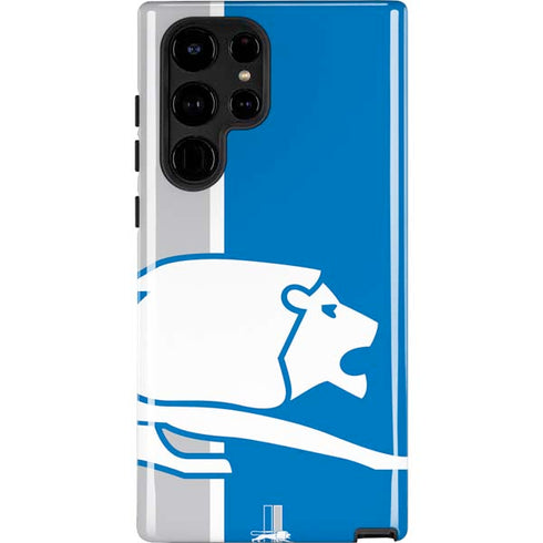 NFL Detroit Lions Retro Logo Galaxy S25 Ultra Impact Case