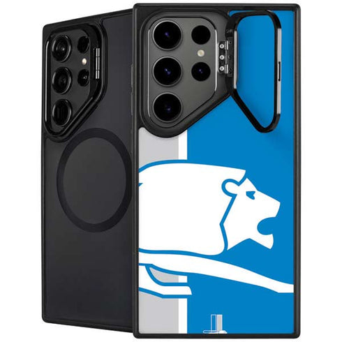 NFL Detroit Lions Retro Logo Galaxy Cases