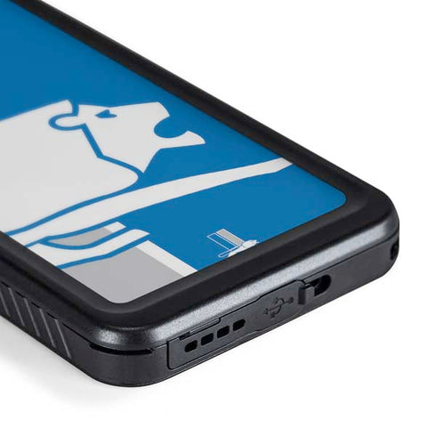 NFL Detroit Lions Retro Logo Galaxy S24 Waterproof Case