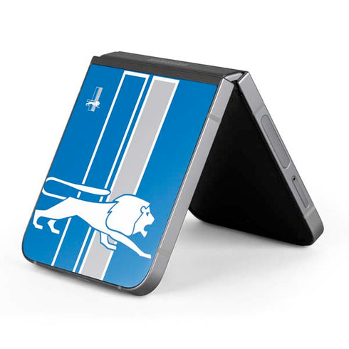 NFL Detroit Lions Retro Logo Galaxy Z Flip6 Skin