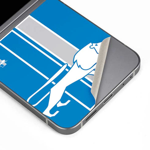 NFL Detroit Lions Retro Logo Galaxy Z Flip6 Skin