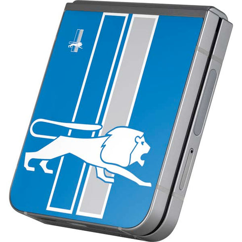 NFL Detroit Lions Retro Logo Galaxy Z Flip6 Skin