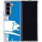 NFL Detroit Lions Retro Logo Galaxy Z Fold5 5G Clear Case