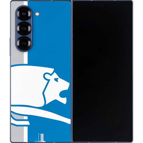 NFL Detroit Lions Retro Logo Galaxy Z Fold6 Skin