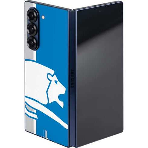 NFL Detroit Lions Retro Logo Galaxy Z Fold6 Skin