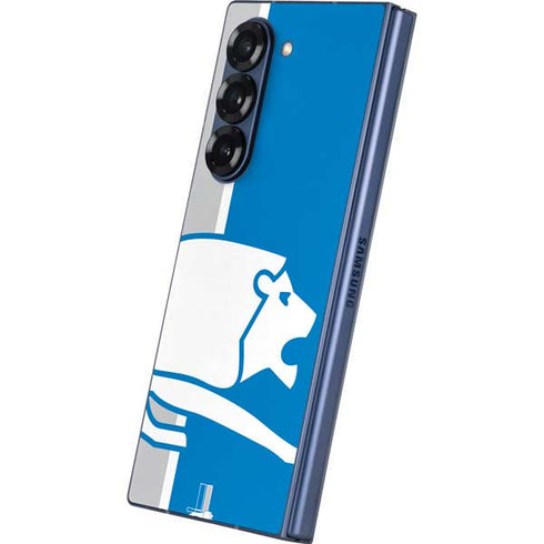 NFL Detroit Lions Retro Logo Galaxy Z Fold6 Skin