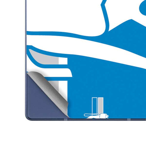 NFL Detroit Lions Retro Logo Galaxy Z Fold6 Skin
