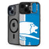 NFL Detroit Lions Retro Logo iPhone 14 Plus Kickstand Case