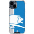 NFL Detroit Lions Retro Logo iPhone 15 Clear Case